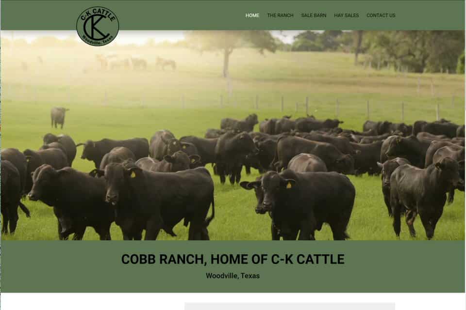 Cobb Ranch, Home of C-K Cattle by Tanner Corporation
