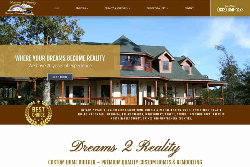 Dreams 2 Reality Custom Homes & Remodeling by Tanner Corporation