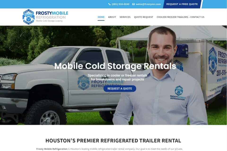 Frosty Mobile Refrigeration by Tanner Corporation